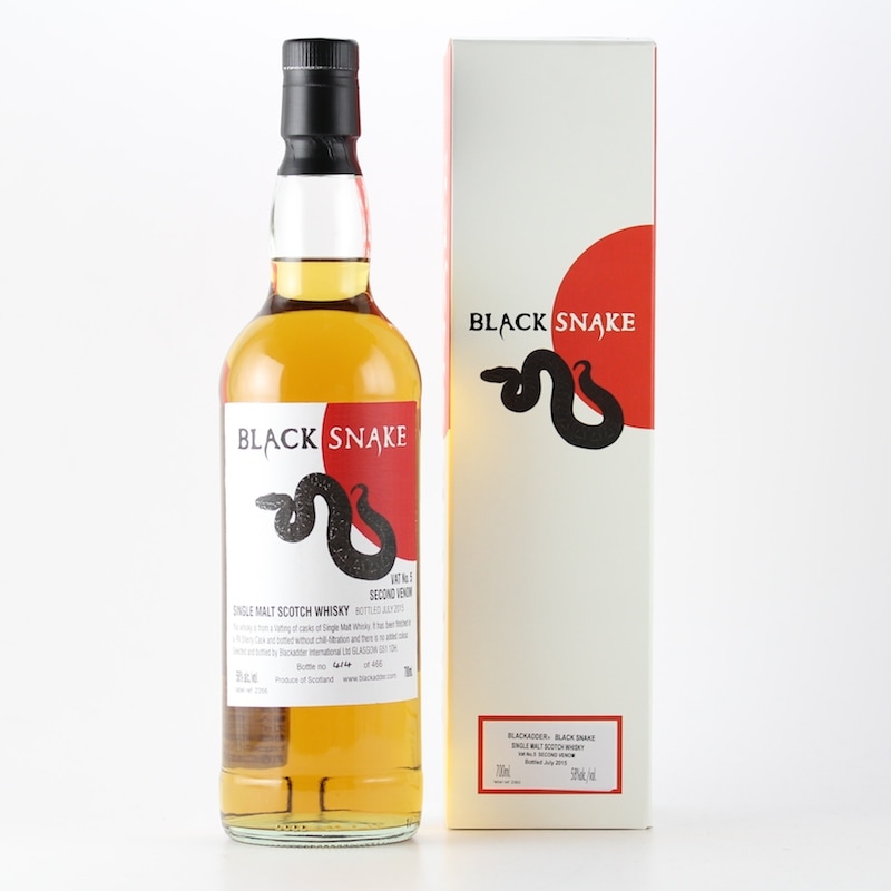 BLACKADDER BLACK SNAKE VAT No.5 SECOND VENOM from PX Cask N/A 58.0%