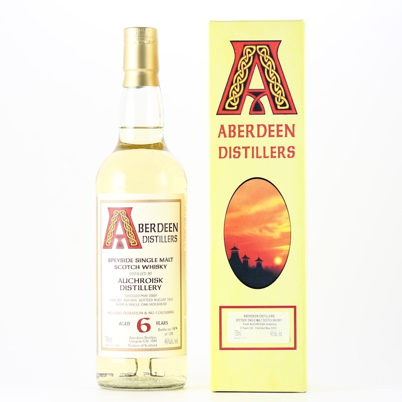 ABERDEEN DISTILLERS AUCHROISK 2009 6yo Cask ref:ABD1014 46%