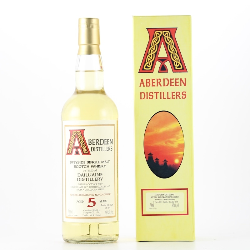 ABERDEEN DISTILLERS DAILUAINE 2009 5yo Cask Ref:ABD1017 46%