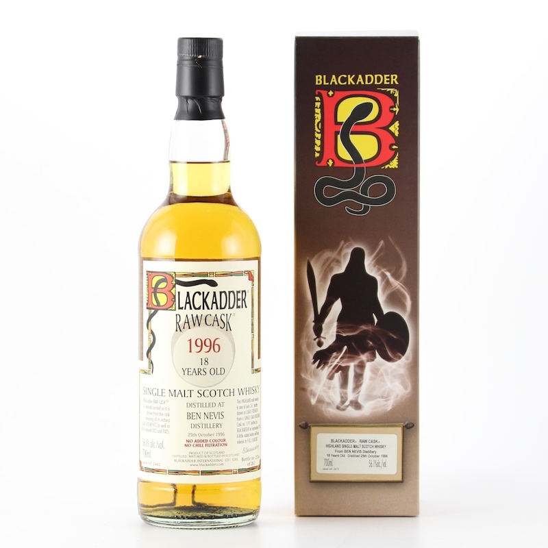BLACKADDER RAW CASK 1996 23年 BLACKADDER RAW CASK BEN NEVIS 1996 18yo Cask No.1597 56.1