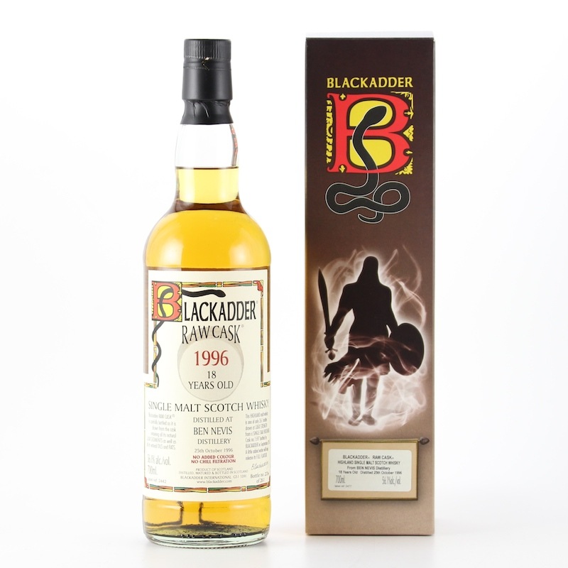 BLACKADDER RAW CASK BEN NEVIS 1996 18yo Cask No.1597 56.1%