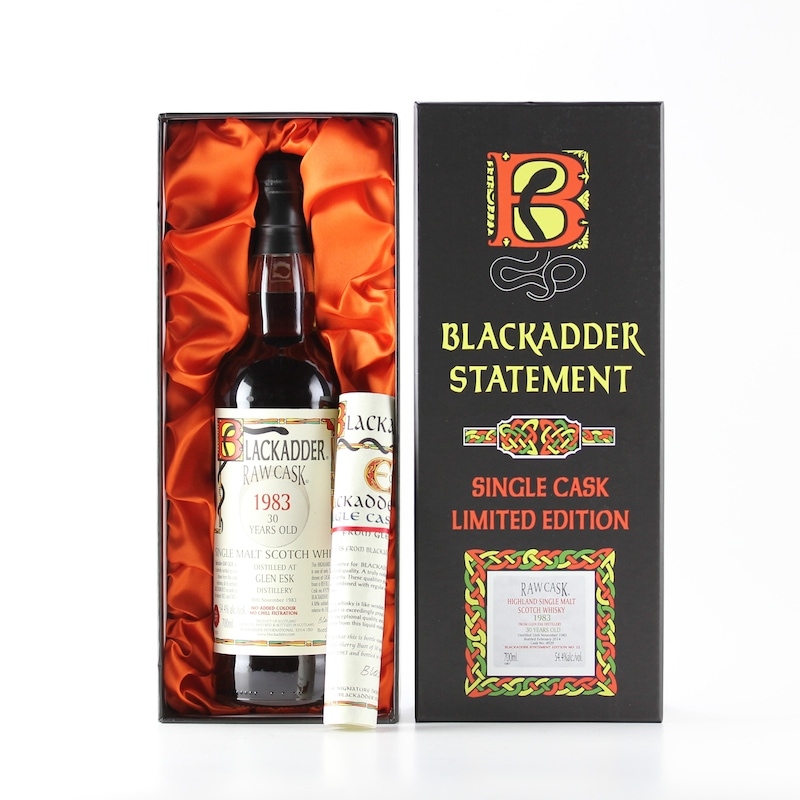 BLACKADDER STATEMENT NO.11 RAW CASK GLEN ESK 1983 30yo Cask ref:4929 54.4%