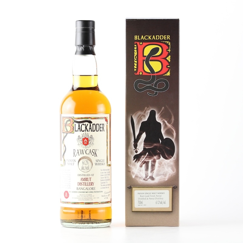 BLACKADDER RAW CASK AMRUT RUM CASK FINISH Cask ref:BA25-2016 61.2%