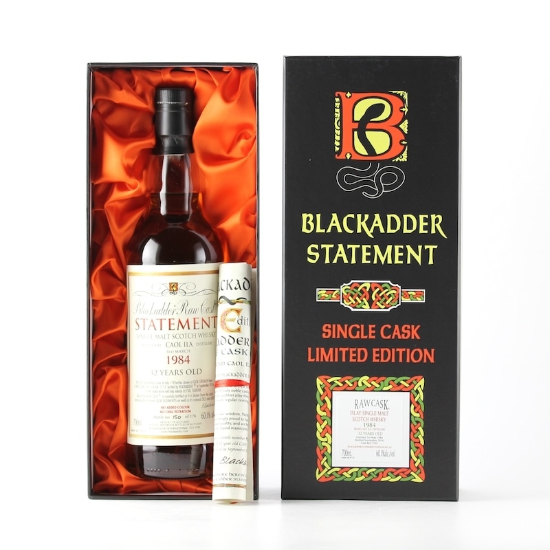 BLACKADDER STATEMENT NO.23 RAW CASK CAOL ILA 1984 32yo Cask ref:3153 60.1%