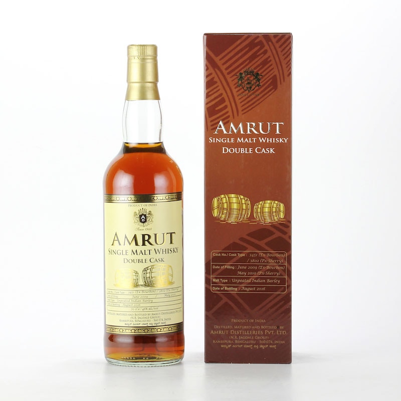 AMRUT SINGLE MALT WHISKY DOUBLE CASK Cask No.3451/3802 46%