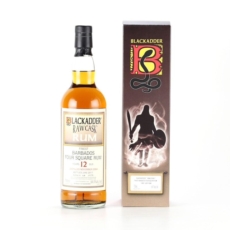 BLACKADDER RAW CASK RUM BARBADOS FOURSQUARE RUM 12yo Cask ref:2017-058 64.1%