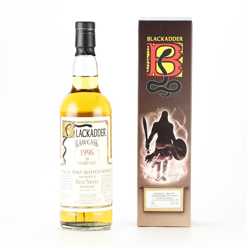 BLACKADDER RAW CASK BEN NEVIS 1996 20YO HOGSHEAD No.1570 53.2
