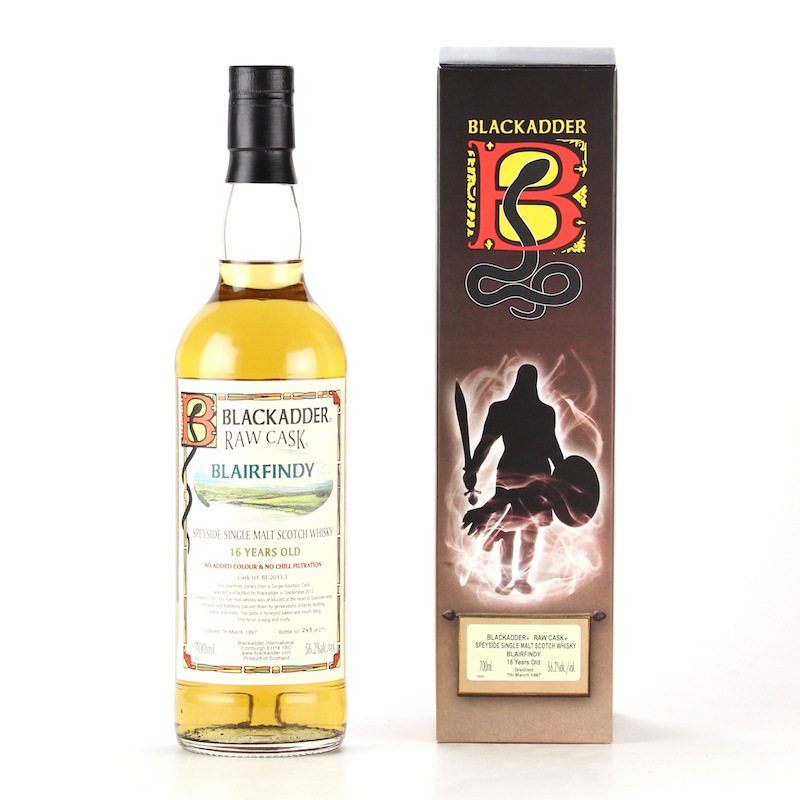 BLACKADDER RAW CASK BLAIRFINDY 1997 16YO Cask ref:BF2013-3 56.2%