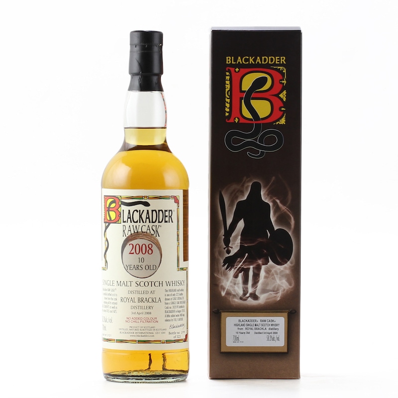 BLACKADDER RAW CASK ROYAL BRACKLA 2008 10YO Cask No. 303590 58.3