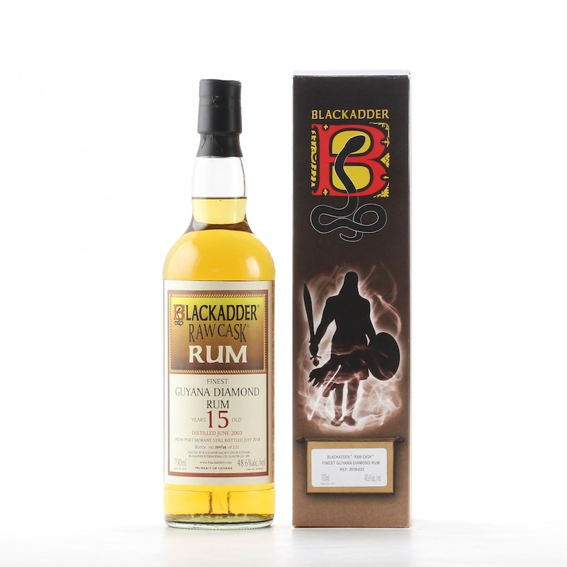 BLACKADDER RAW CASK GUYANA DIAMOND RUM 2003 15YO Cask Ref: 2018-023 48.6%