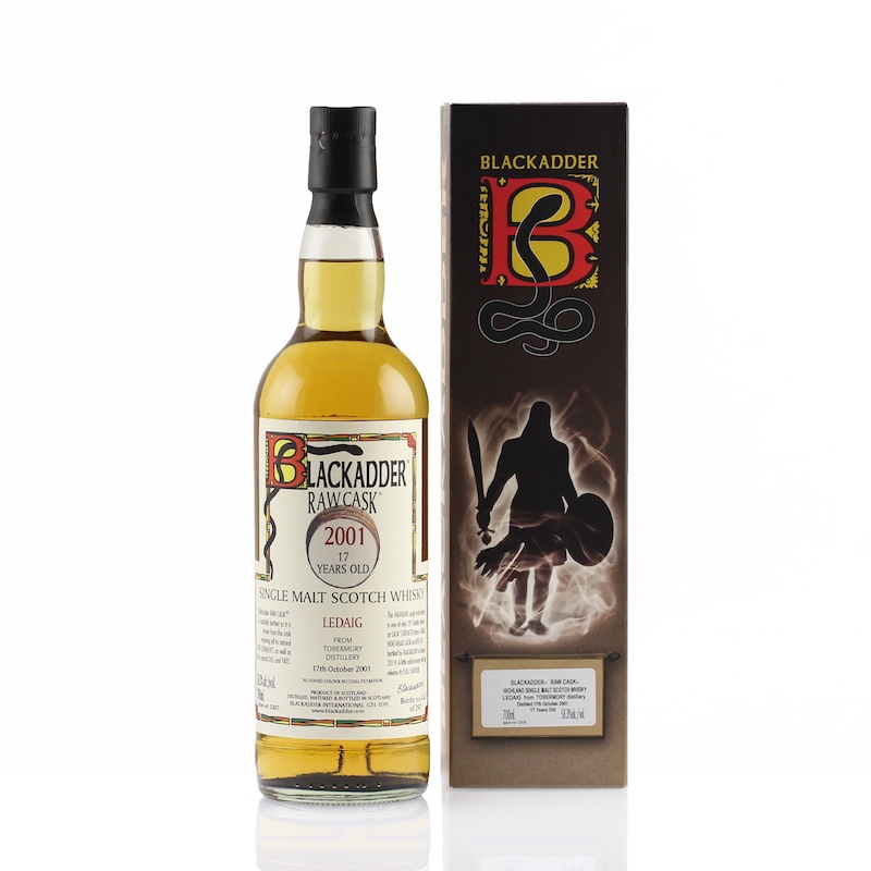 【ラベル傷有】BLACKADDER RAW CASK LEDAIG 2001 17yo Cask No.800134 58.3%