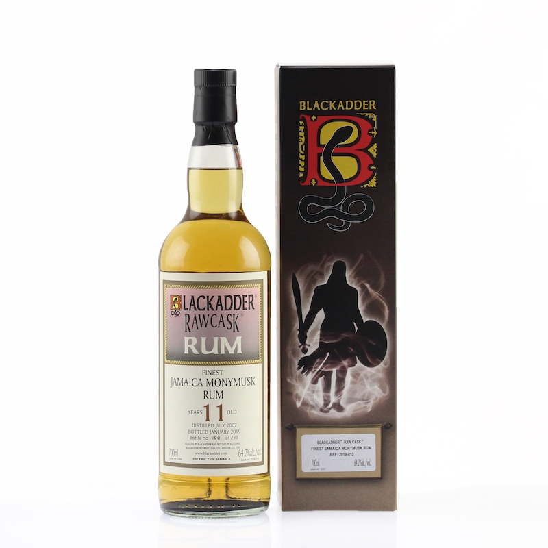 BLACKADDER RAW CASK JAMAICA MONYMUSK RUM 2007 11yo Cask Ref:2019-010 64.2%