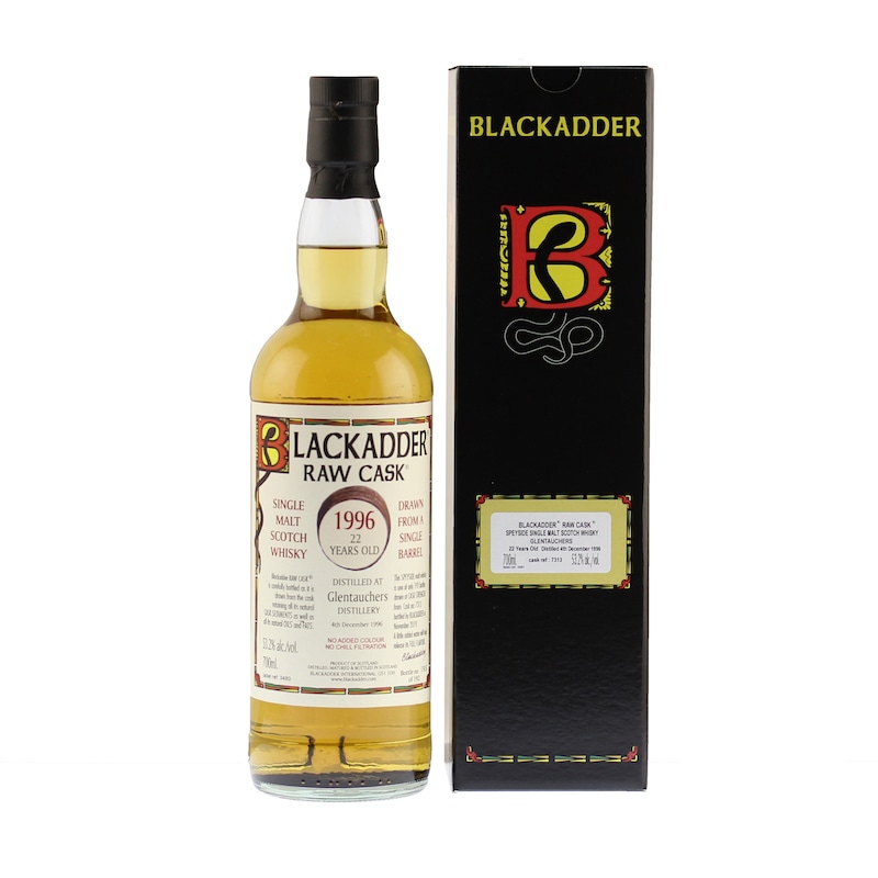 BLACKADDER RAW CASK GLENTAUCHERS 1996 22YO Cask no:7313 53.2%