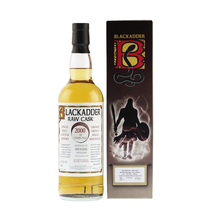 BLACKADDER RAW CASK SPEYSIDE 2000 18YO Cask Number2803 56.1%