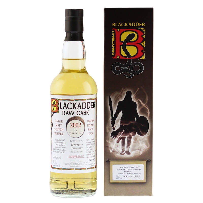 BLACKADDER RAW CASK BOWMORE 2002 17YO Cask ref:20199 53.4%