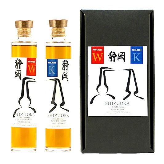 GAIAFLOW SINGLE MALT WHISKY SHIZUOKA PROLOGUE Ｗ&Ｋ SET 55.5％ 200ml×2（当選者限定）