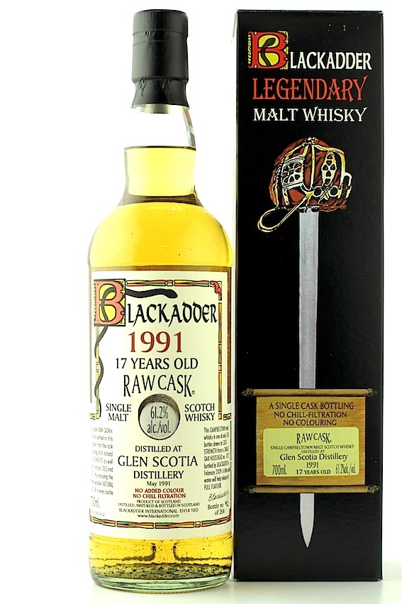 BLACKADDER RAW CASK GLENSCOTIA 1991 17yo Cask No.1072 61.2%