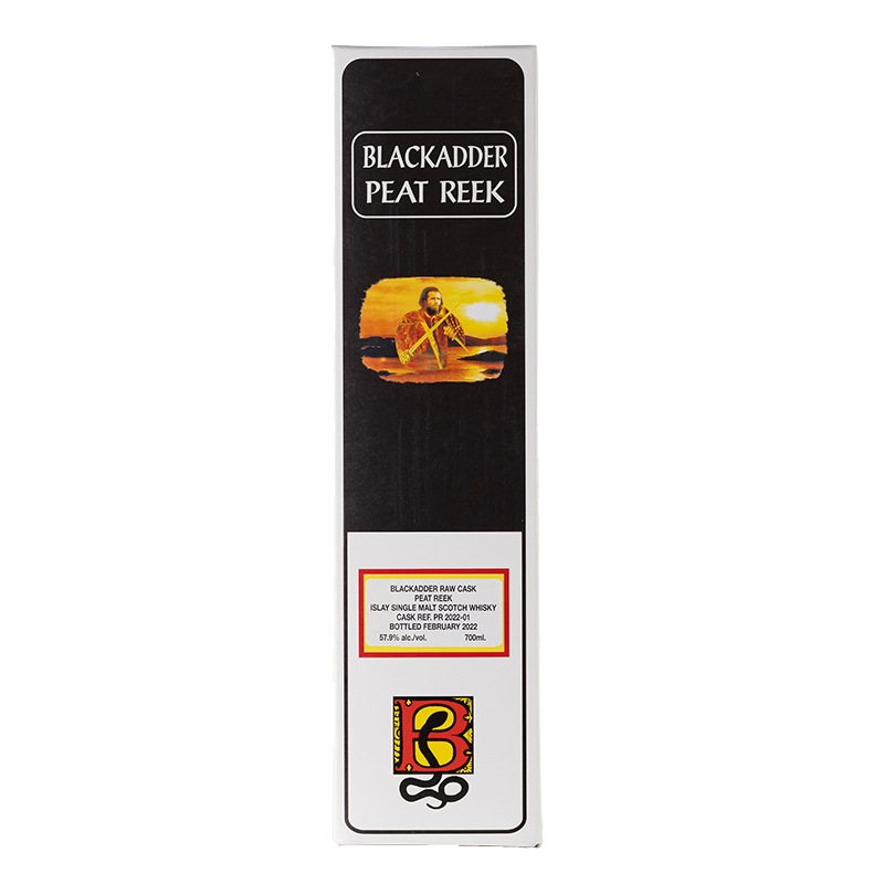 【箱キズ】BLACKADDER RAW CASK PEAT REEK ISLAY SINGLE MALT SCOTCH WHISKY FINISHED IN A RE-CHARRED CASK 10yo 21.2PPM Cask ref.PR2022-1 57.9%