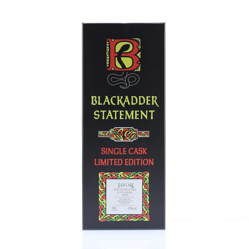 BLACKADDER STATEMENT No.17 RAW CASK LADYBURN 1973 43yo Cask ref:5678 41.9%