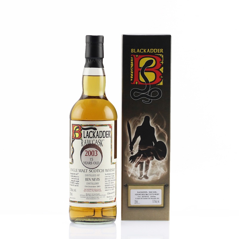 BLACKADDER RAW CASK BEN NEVIS 2003 15yo Cask No.383 55.5%