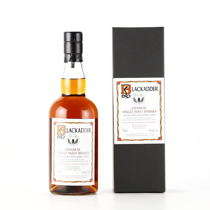 BLACKADDER Chichibu 4yo Virgin American Oak Barrel Cask No.2862 63%