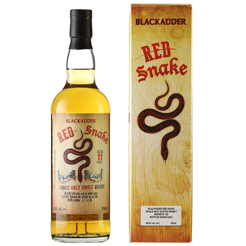 BLACKADDER RAW CASK RED SNAKE 11YO Cask Ref:RN 150 58.6%