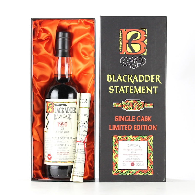 BLACKADDER STATEMENT NO.6 RAW CASK BUNNAHABHAIN 1990 22yo Cask No.36 54.2%