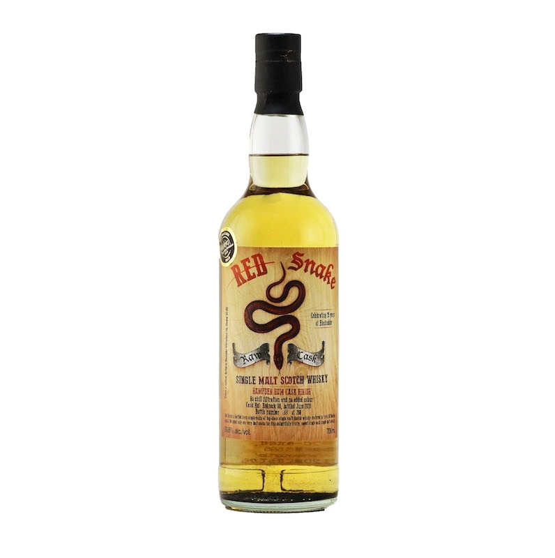 BLACKADDER RED SNAKE RAW CASK HAMPDEN RUM CASK FINISH CELEBRATING 25 YEARS OF BLACKADDER Cask Ref: Redneck 90 59.6%