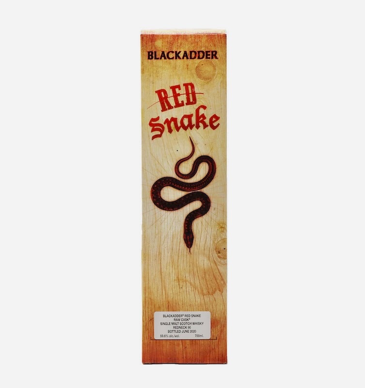 BLACKADDER RED SNAKE RAW CASK HAMPDEN RUM CASK FINISH CELEBRATING 25 YEARS OF BLACKADDER Cask Ref: Redneck 90 59.6%