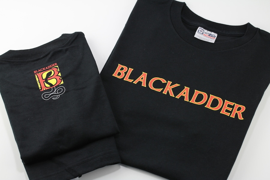 BLACKADDER T-SHIRT BLACK L
