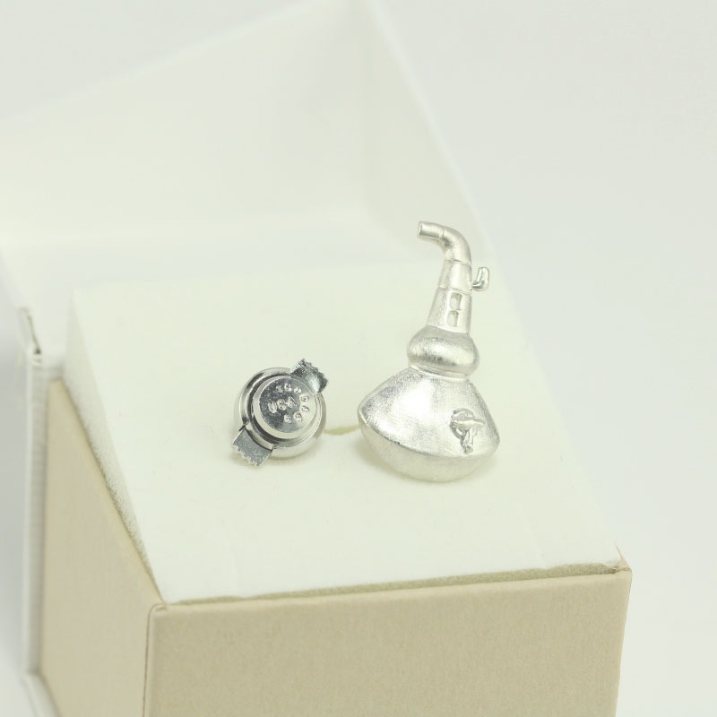 POTSTILL PIN BROOCH ロジウムメッキ