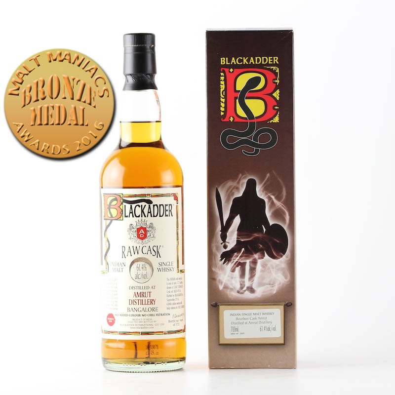 BLACKADDER RAW CASK AMRUT BOURBON CASK Cask ref:BA24-2016 61.4%