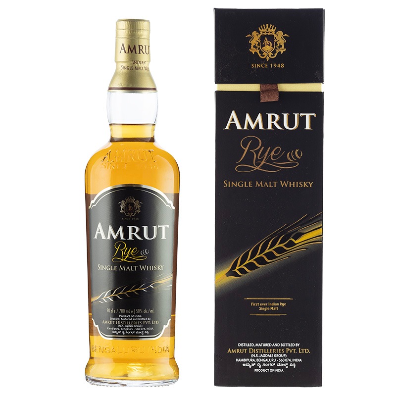 AMRUT RYE SINGLE MALT WHISKY 50%