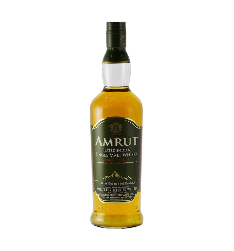 AMRUT PEATED SINGLE MALT WHISKY CASK STRENGTH 62.8%