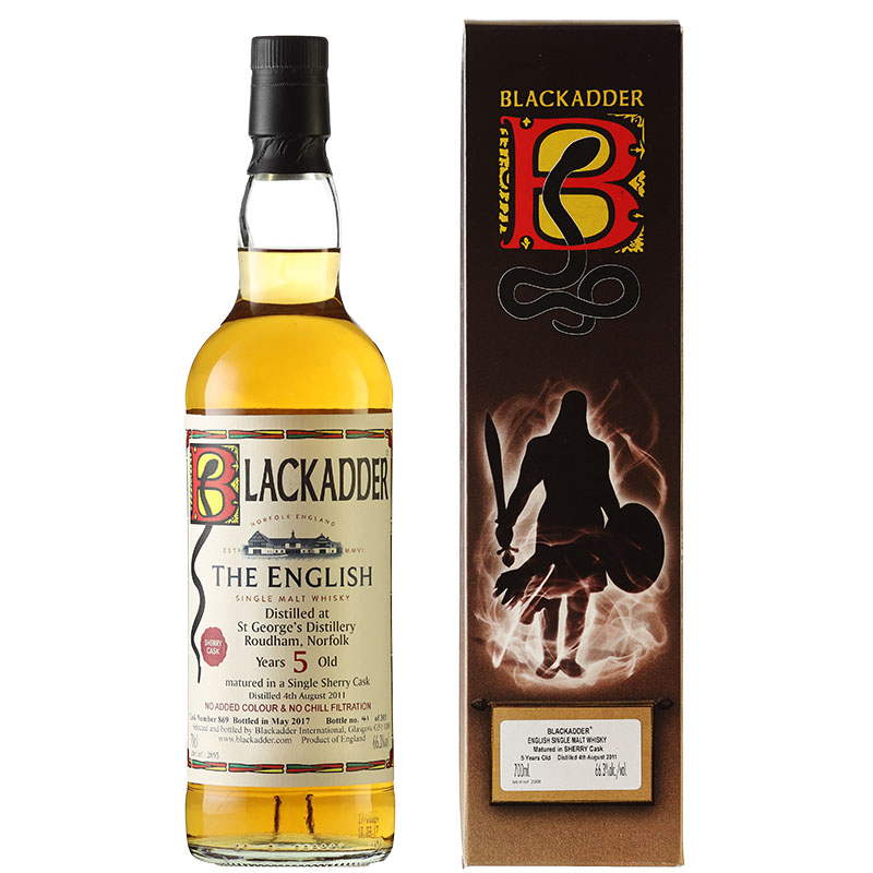 BLACKADDER UNPEATED THE ENGLISH 2011 5YO SHERRY CASK Cask Number 869 66.3% 