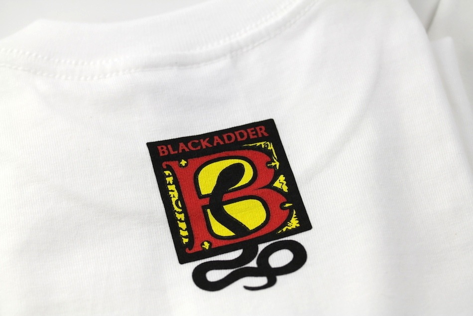 BLACKADDER BLACKSNAKE T-SHIRT WHITE M