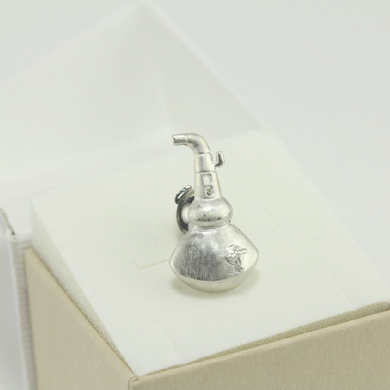 POTSTILL PIN BROOCH ロジウムメッキ