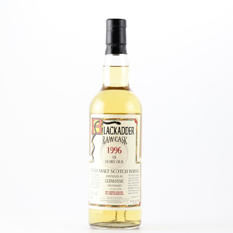 ブラックアダー　ロウカスク　1996 18年　53% BLACKADDER RAW CASK GLENLOSSIE 1996 18yo 53.3% | ブラック