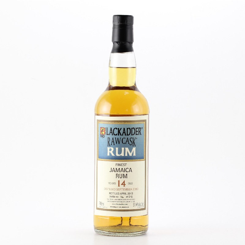 BLACKADDER RAW CASK JAMAICA RUM 2000 14yo Cask Ref:2015-021 59.4%