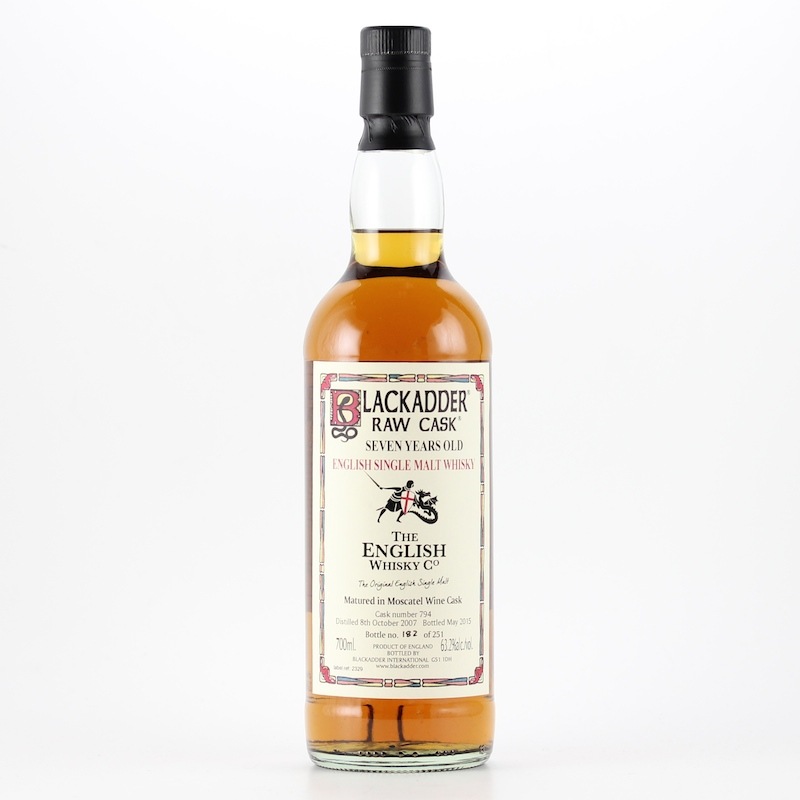 【ラベルキズ】BLACKADDER RAW CASK ENGLISH SINGLE MALT WHISKY MOSCATEL WINE CASK 2007 7yo Cask No.794 63.2%