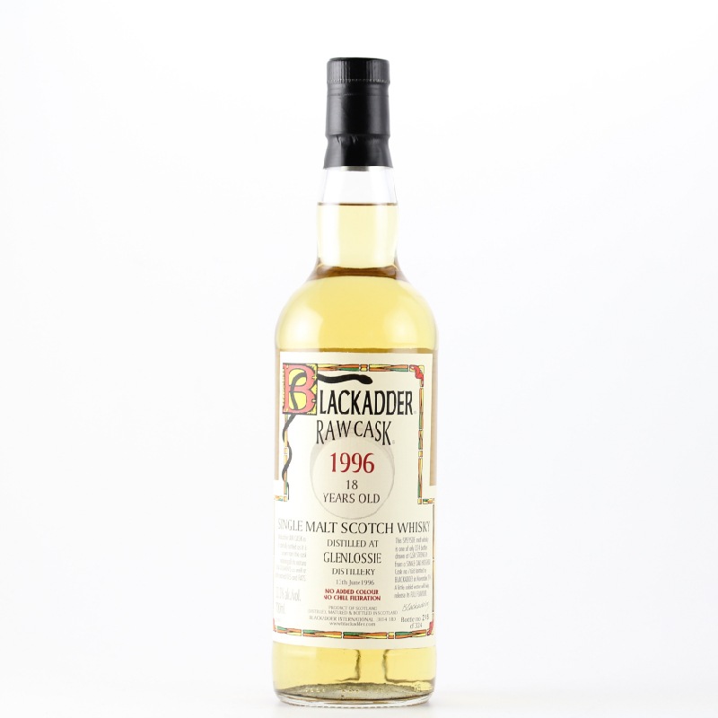BLACKADDER RAW CASK GLENLOSSIE 1996 18yo 53.3% | ブラックアダー
