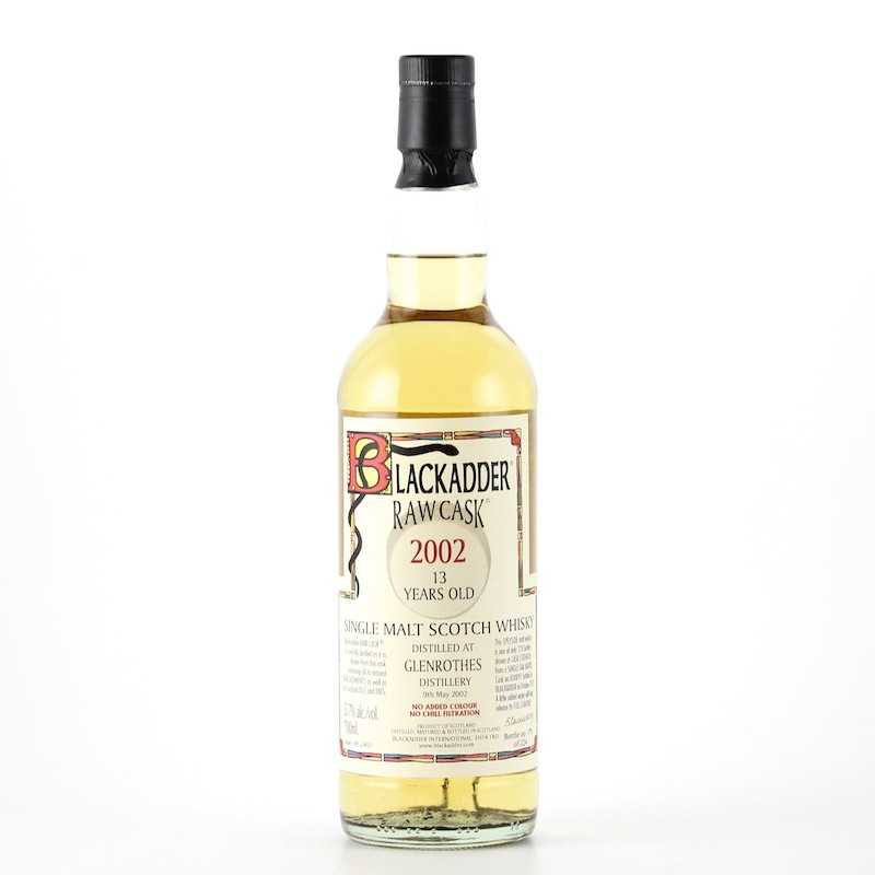 BLACKADDER RAW CASK GLENROTHES 2002 13yo Cask No.800091 55.7%