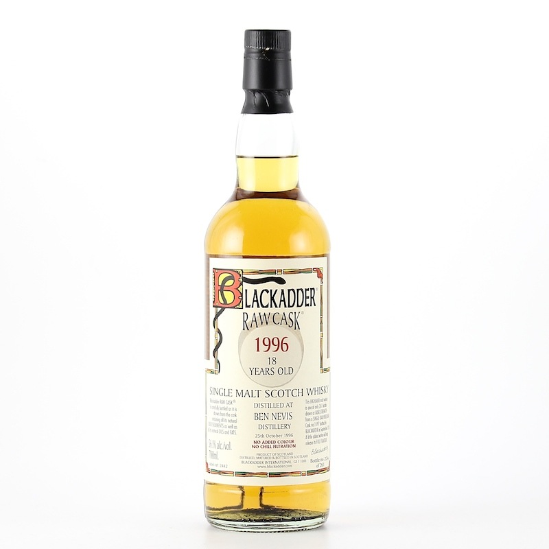 BLACKADDER RAW CASK BEN NEVIS 1996 18yo Cask No.1597 56.1