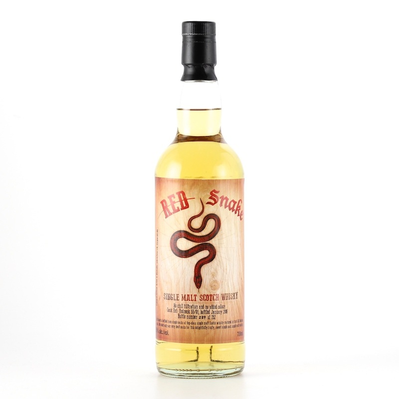 BLACKADDER RED SNAKE Cask ref:Red neck55/01 55%