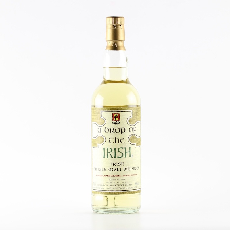 BLACKADDER A DROP OF THE IRISH Cask ref:DI7/2015 46%