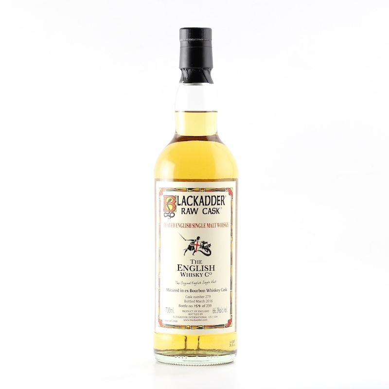 BLACKADDER RAW CASK PEATED ENGLISH WHISKY BOURBON CASK No: 279 66.3%