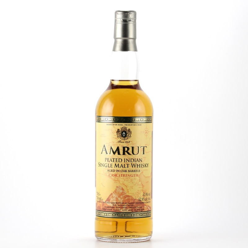 Amrut Peated Single Malt Whisky Cask Strength 62.8% | アムルット 