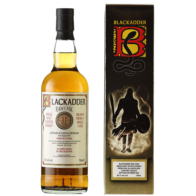 BLACKADDER RAW CASK CAOL ILA 2012 11YO SHERRY BUTT FINISH Cask ref: 323422/3 58.1%
