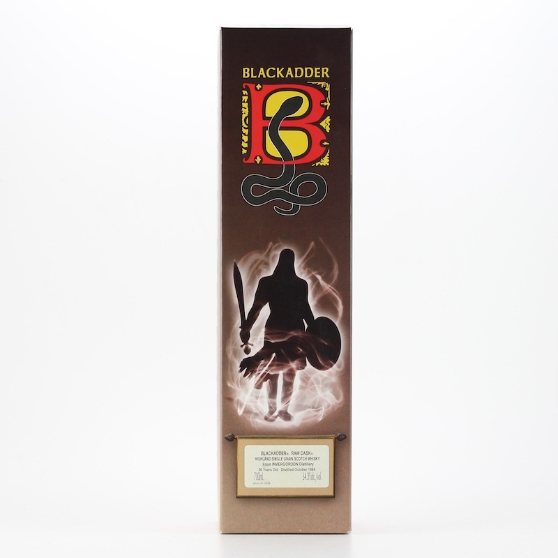BLACKADDER RAW CASK INVERGORDON SINGLE GRAIN SCOTCH WHISKY 1984 30yo Cask ref:11185 64.3%