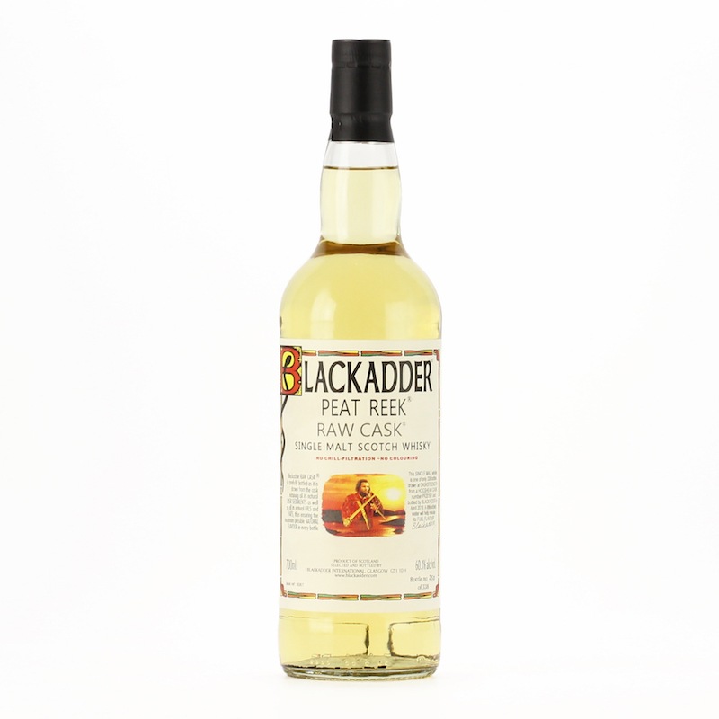 BLACKADDER RAW CASK PEAT REEK ISLAY SINGLE MALT SCOTCH WHISKY Cask Ref: PR 2018-1 60.3%